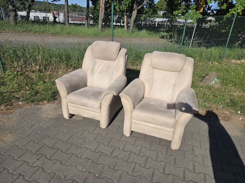 2 ładne fotele okazja transport gratis