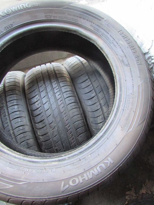 Пара нової літньої гуми 185/55/R15 Kumho Ekowing