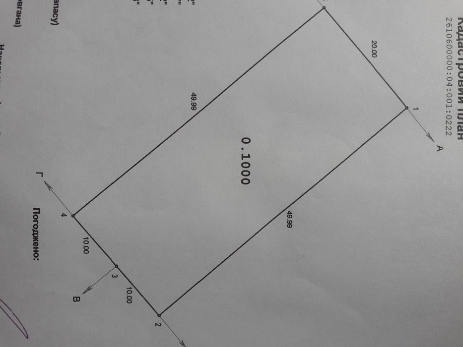 Приватизована земельна ділянка