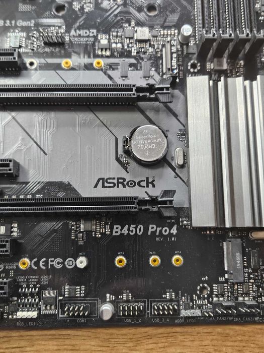 Asrock B450 Pro4 материнская плата для процессоров amd am4 сокет
