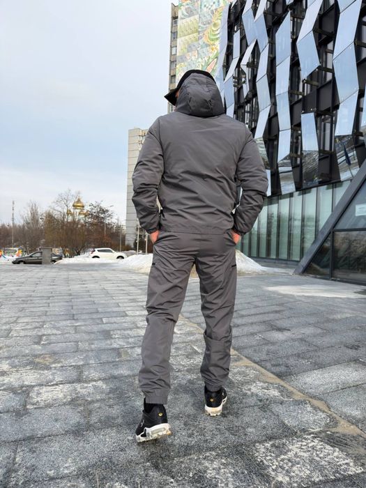 ТОП! Мужской спортивный костюм на флисе теплый весна куртка штаны флис