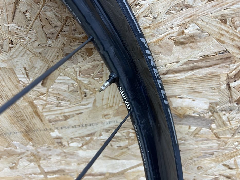 Bicicleta Rodas disco carbono Elite Drive 40mm - raios carbono