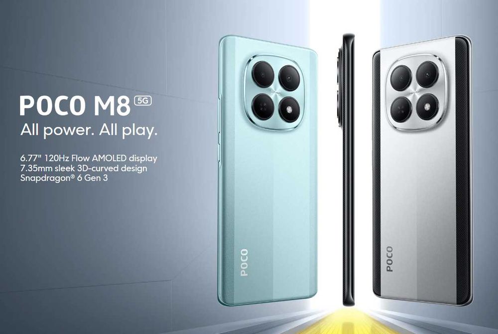 Xiaomi Poco M8 5G 12GB / 512GB Silver - c/ NOVO  Special Edition