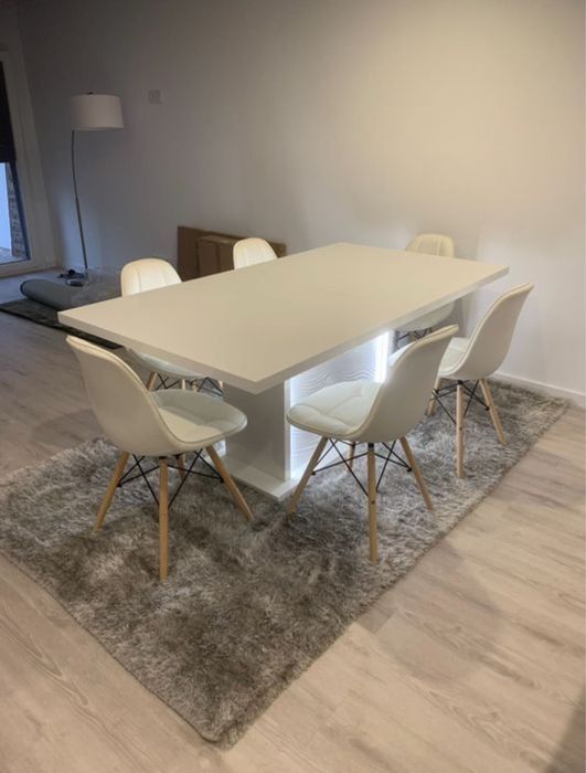 Tapete de pelo cinzento