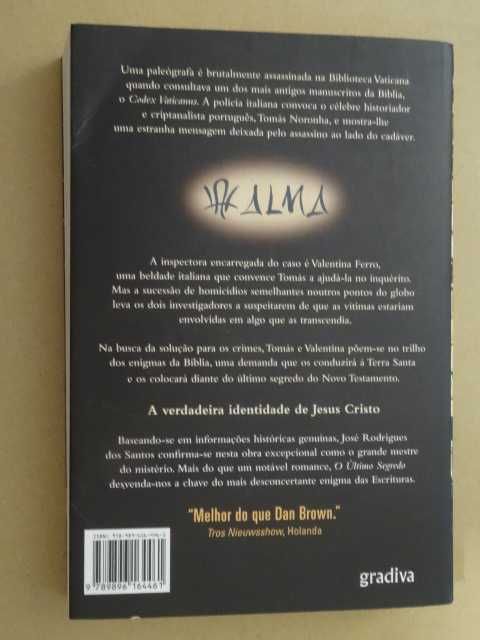 O Último Segredo de José Rodrigues dos Santos