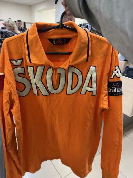 Вінтажний лонгслив kappa skoda 1980-1990р