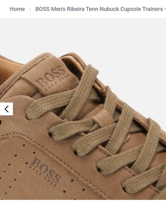brązowe półbuty męskie Hugo Boss 41 Ribeira Ten