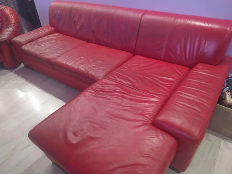 Sorzedam naroznik wyooczynek fotel skora