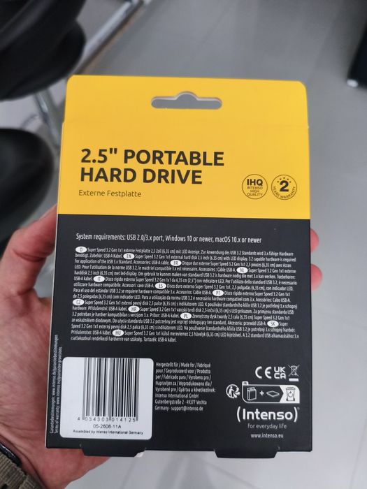 Disco rígido portátil 500gb