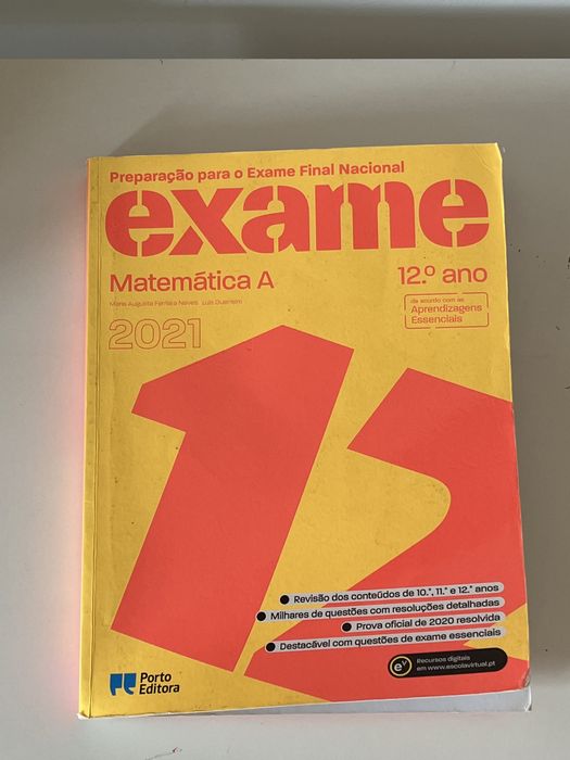 Livro de preparação para o exame - Matematica A 2021