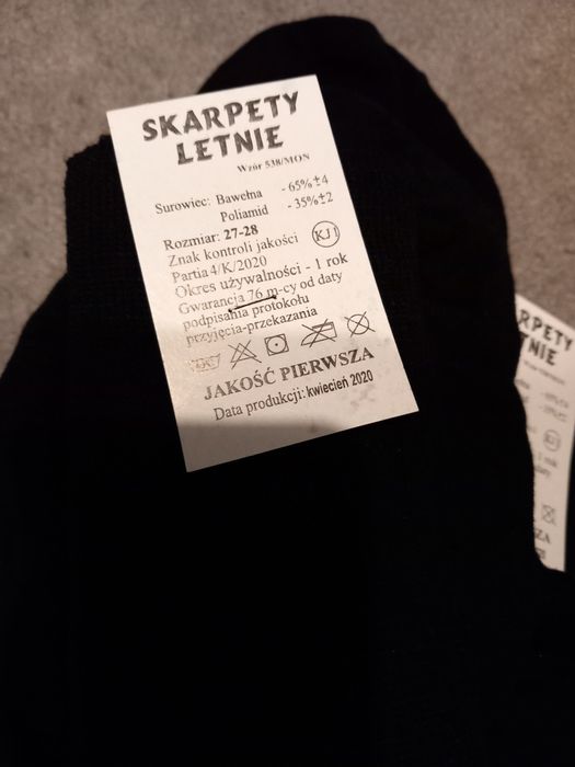 Skarpety letnie 5 szt. Wzór 538 nowe. Rozmiar 27-28