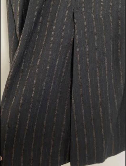 Black suit with camel stripe, Zara, size 3864584473196419123