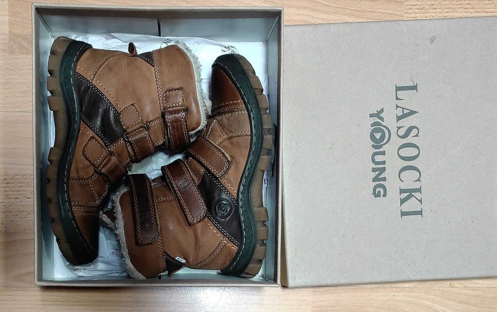 Buty skórzane Lasocki