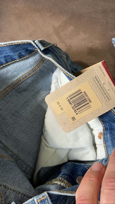 NEW ! ORIGINAL !Чоловічі  джинси Levi’s  501 Straight Fit