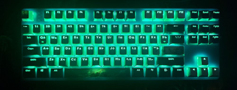 Механічна клавіатура Dark Project One KD87A RGB Violet/White / Повний комплект