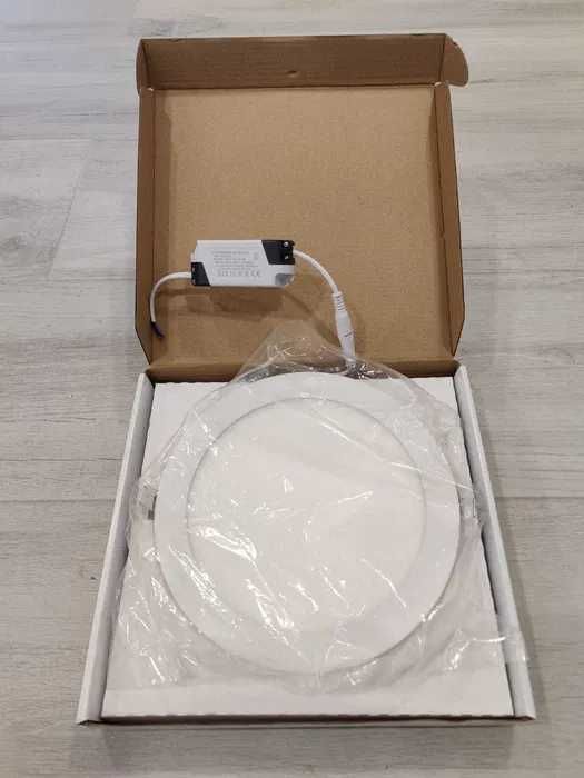 Painél Circular LED 18W 18mm Branco Frio 6000ºK