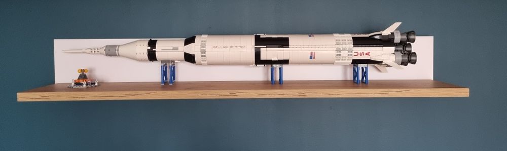 Wisząca półka biały dąb