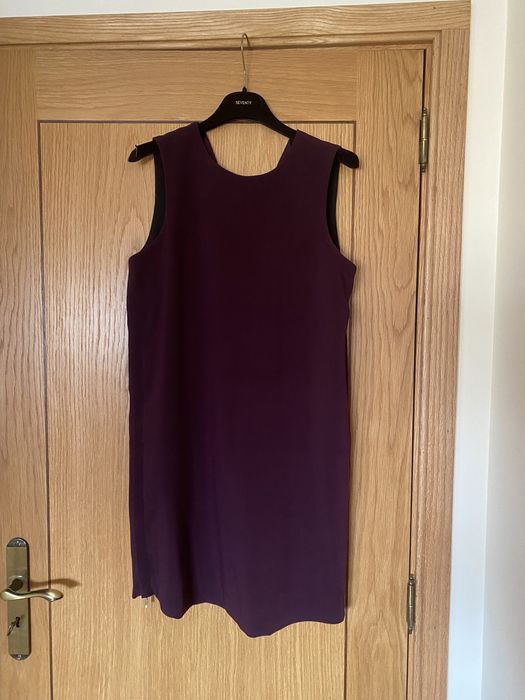 Vestido MIDI zara burgundy tam M