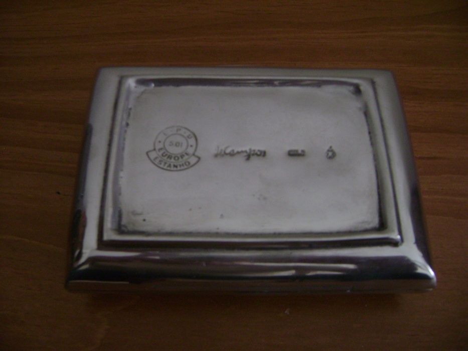 Caixas Estanho de autor comemorativas