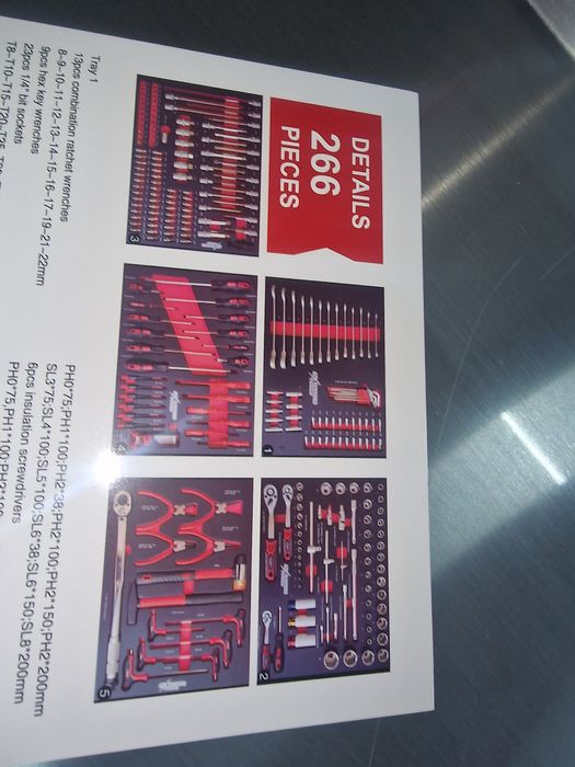 Carrinhos de ferramentas 7gavetas novos