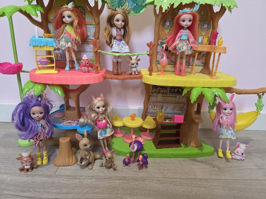 Enchantimals Tropikalna Kawiarenka + 6 lalek  Enchantimals