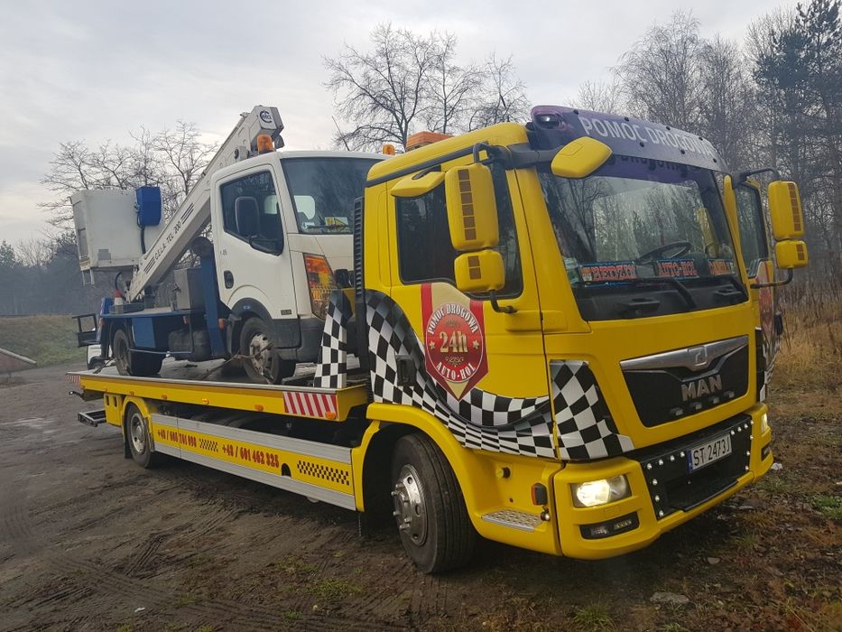 Transport maszyn budowlanch Wózków Widlowych Maszyn Rolniczych