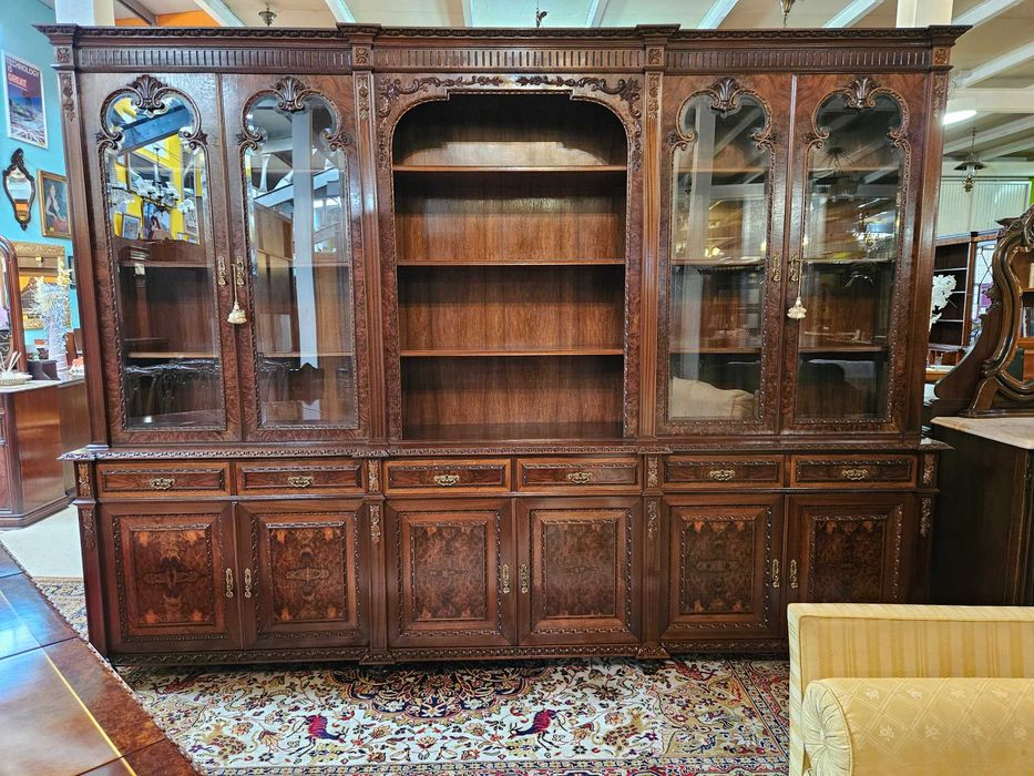 Enorme móvel de sala antigo - óptimo estado geral