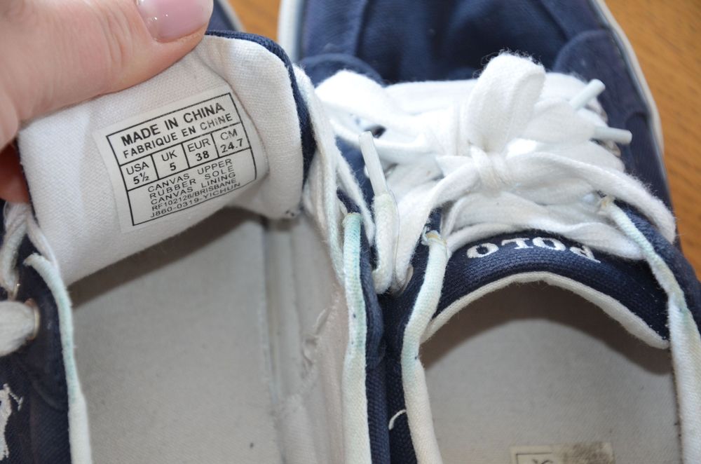 trampki buty Polo Ralph Lauren R. 38 granatowe