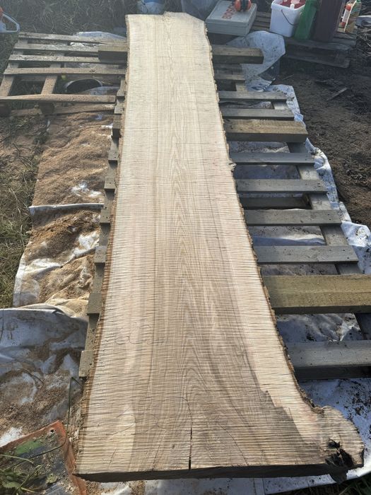 Foszty deski jesionowe 70-60cm szerokosci gr 9 cm