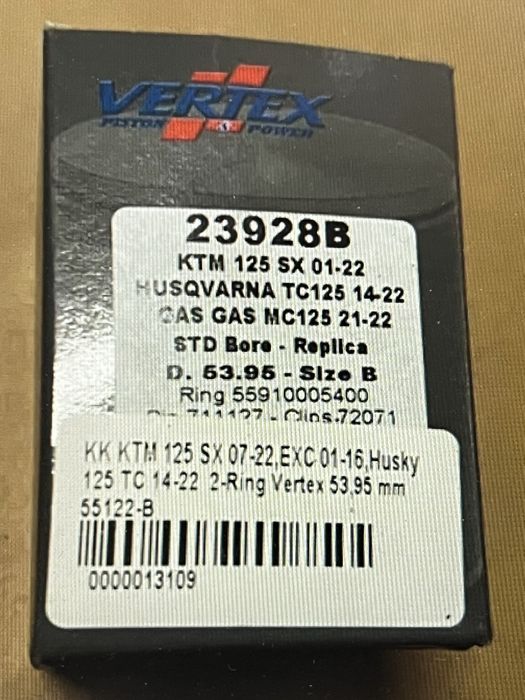 Tłok Vertex 23928B Nowy 53.95 PROMOCJA +Łożysko
