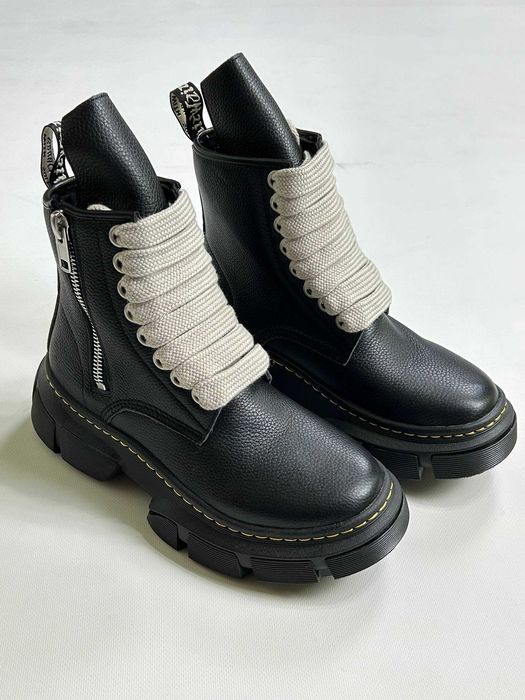 Rick Owens Dr.Martens JUMBO LACE BOOT черевики чорні DRKSHDW ботинки