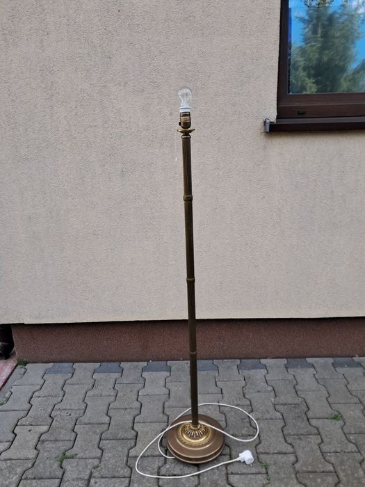 Lampa podłogowa mosiądz