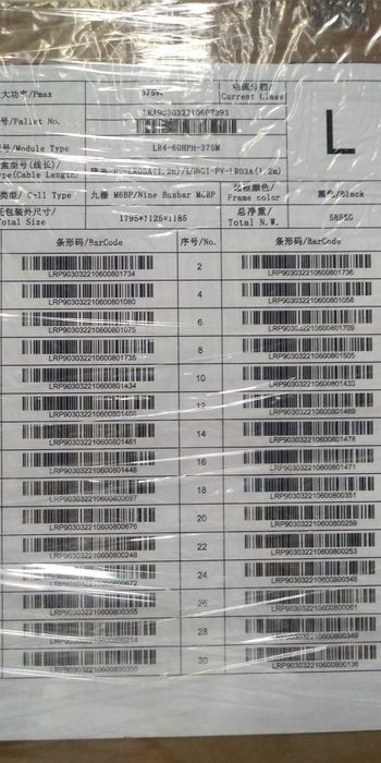 panele fotowoltaiczne LONGI LR4-60 HPH-375M 399 netto