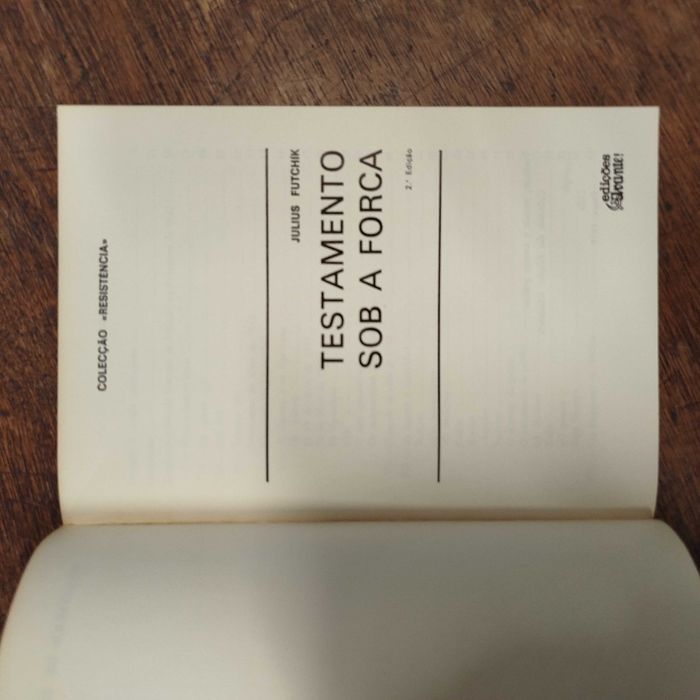 Testamento sobe a Forca - Julius Fucik