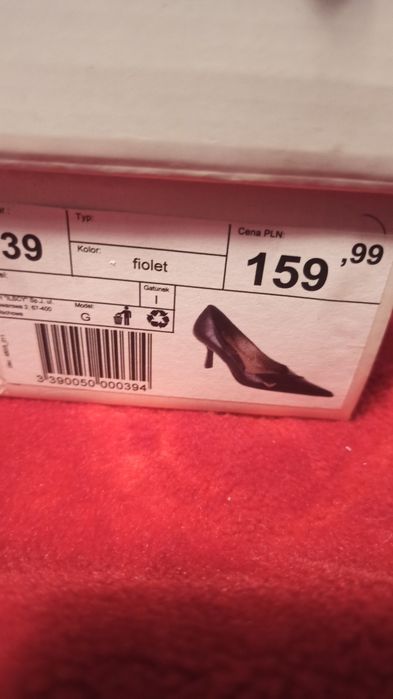 Szpilki skórzane Lasocki 39