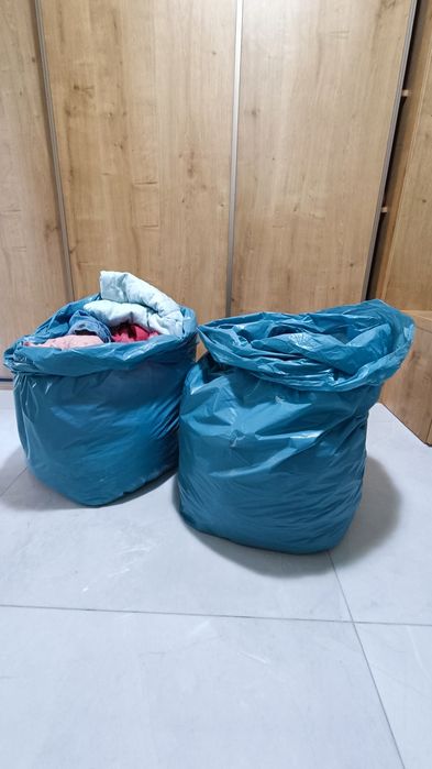 2 worki ubrań dla dziewczynek rozmiary 92-104