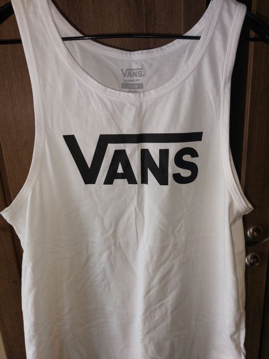 Белая майка Vans оригинал