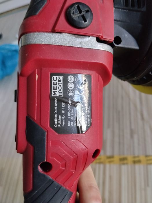 Maszyna Polerska + Bateria Mecc Tools Bezprzewodowa