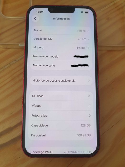iPhone 13 Vermelho 128GB – Estilo e Potência num Único Dispositivo
