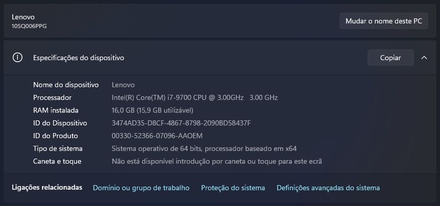 Computador Lenovo m720t