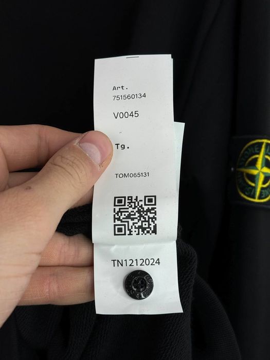 Топовий світшот STONE ISLAND BLACK
