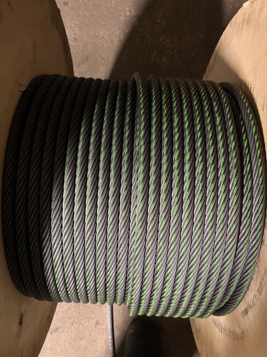 Lina stalowa, ocynk 16,14,13, 12,10,8…do wyciągu obornika wciągarka