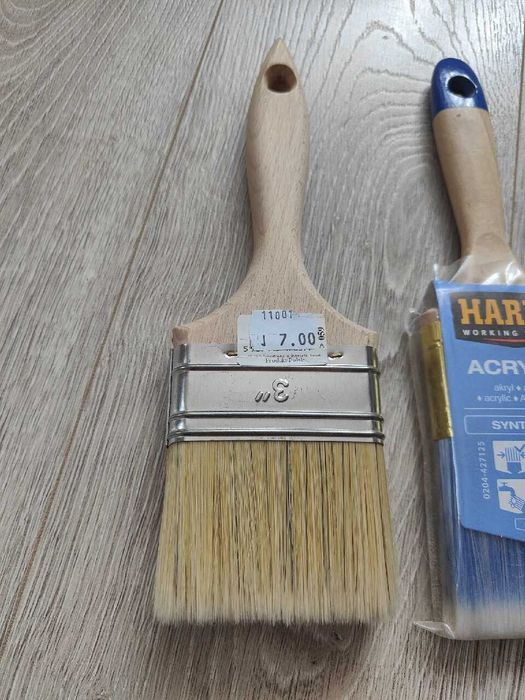 Zestaw pędzli do akrylu i angielski