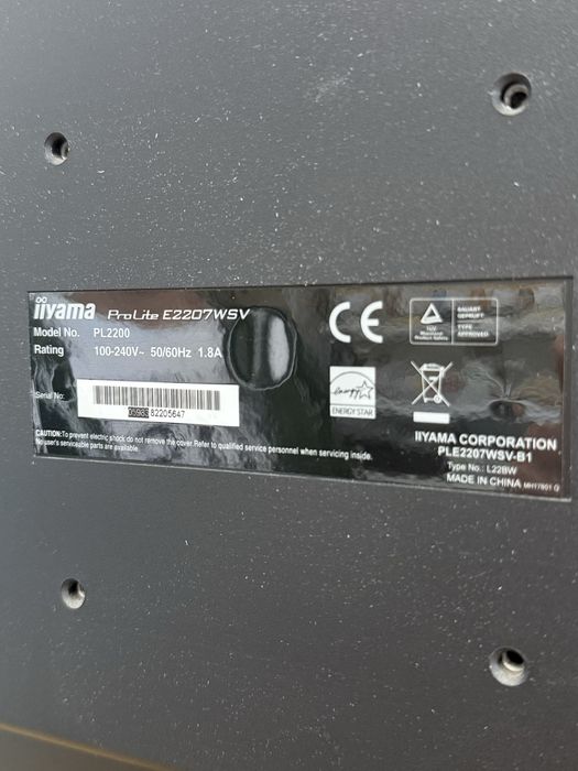 Monitor IIyama ProLite E2207WSV