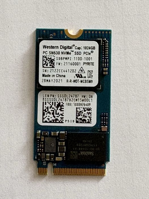 Dysk SSD 1TB WD SN 530 PCIe