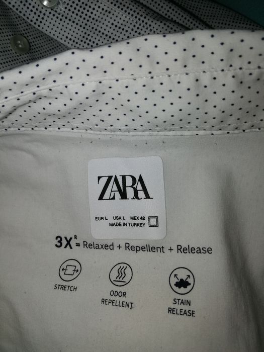Koszula z długim rękawem Zara rozmiar L