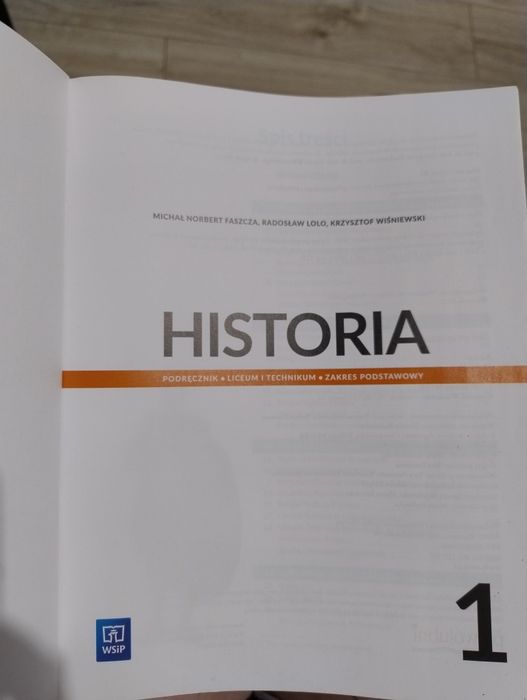 Kl. 1 Podręcznik do historii dla LO i Technikum