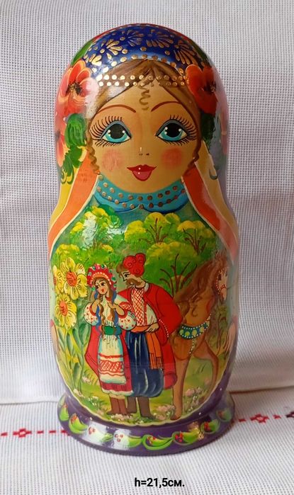 Матрёшки деревянные. Матрьошки з дерева. Сувеніри.