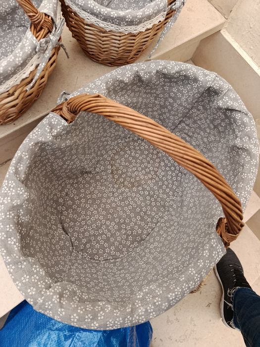 Cestas Vime com Forro