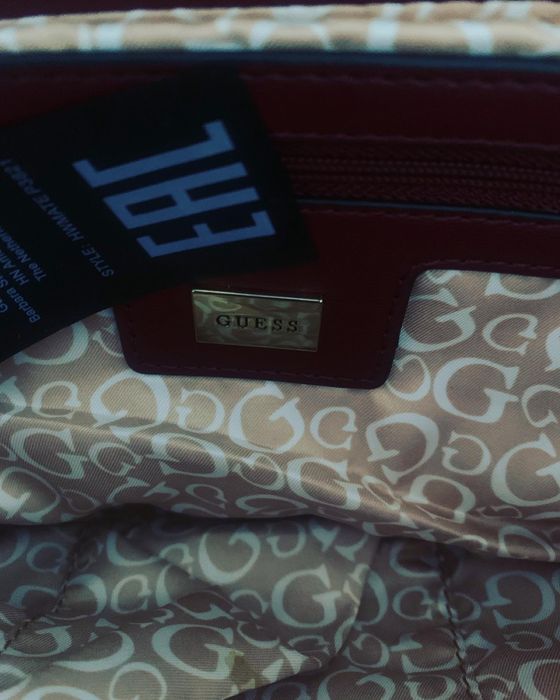Bolsa Guess Vermelha Tira-colo